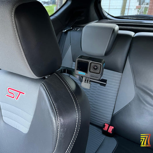 GoPro Camera Mount for Ford Fiesta ST Mk7 / Ford Focus ST Mk3 Recaro Headrest