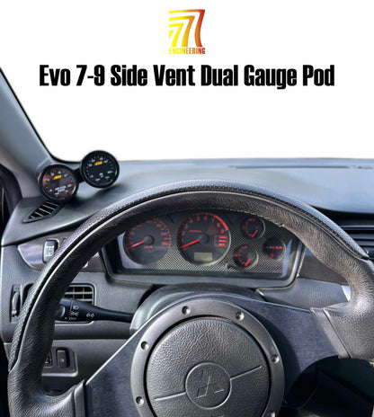 Air Vent Dual Gauge Pod for Mitsubishi Lancer Evo 7/8/9
