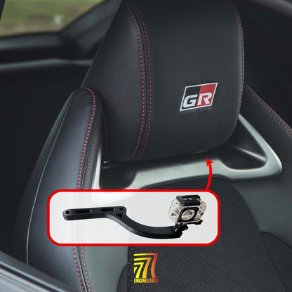 Action Camera Headrest Mount for Toyota GR Yaris (Gen 1-2), GR Corolla