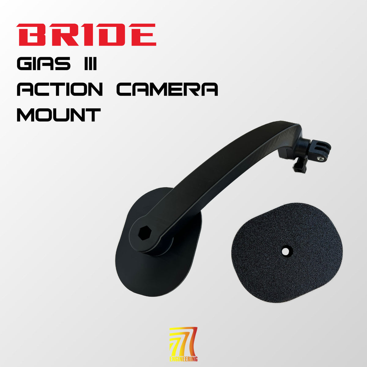 Bride GIAS III/Zeta IV Action Camera Seat Mount