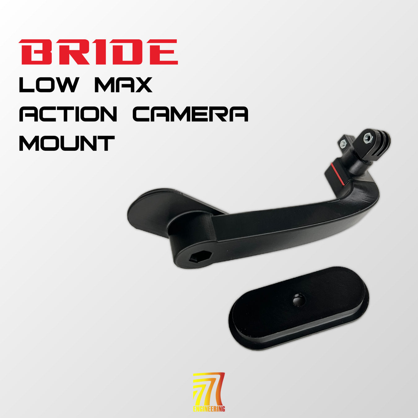 Action camera mount for Bride Low Max seats